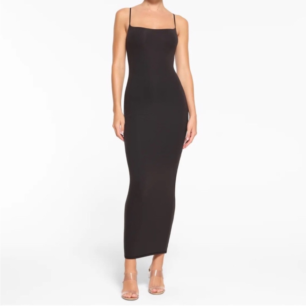 SKIMS Fits Everybody Slip Dress - Onyx NWT